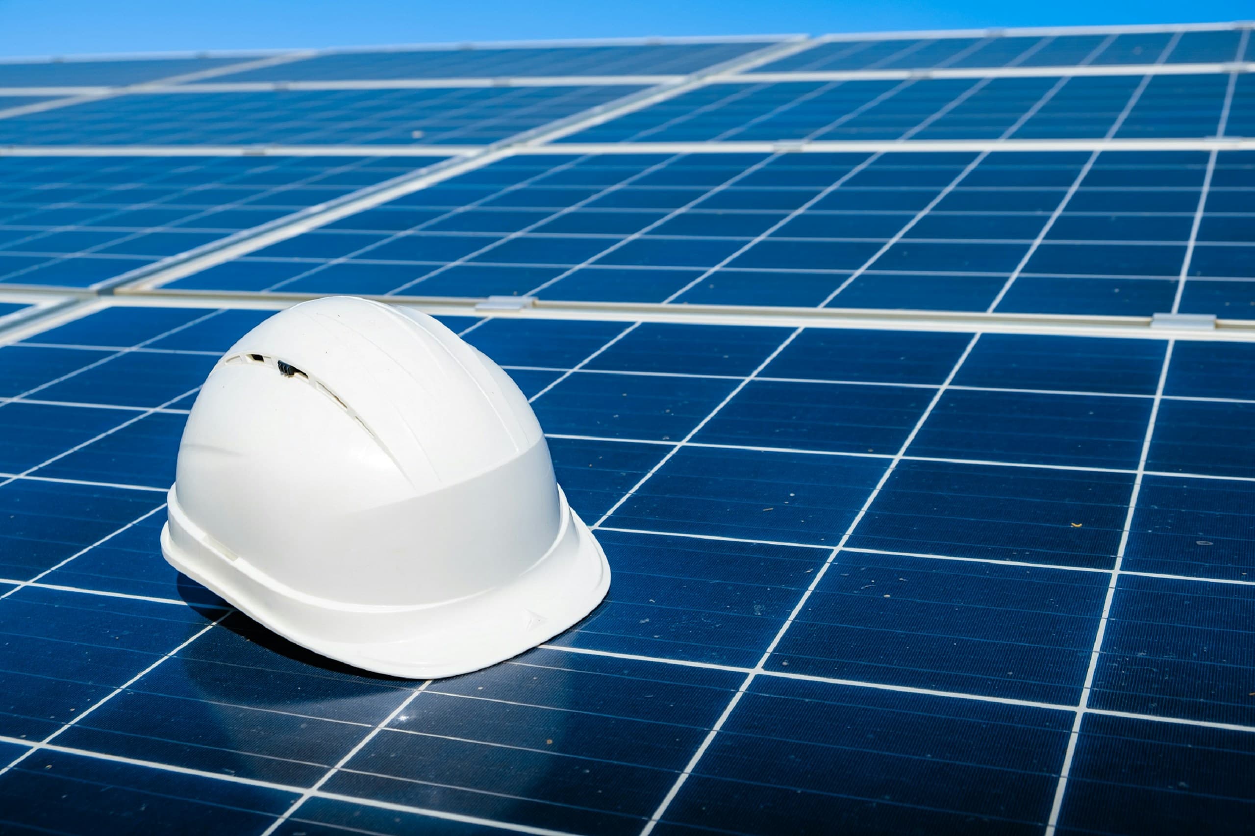 Dark solar panel array